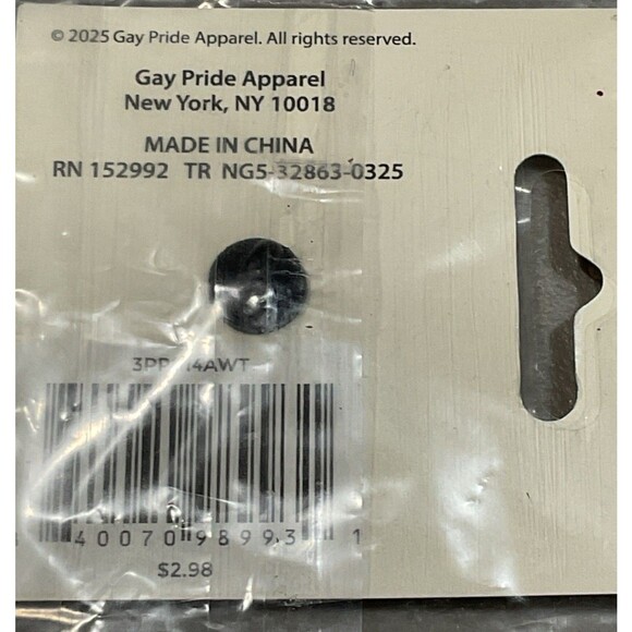 Rainbow Pride Metal And Enamel Pin - Picture 2 of 2